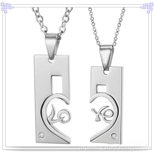 Heart Pendant Stainless Steel Jewelry Fashion Necklace (HR2429)
